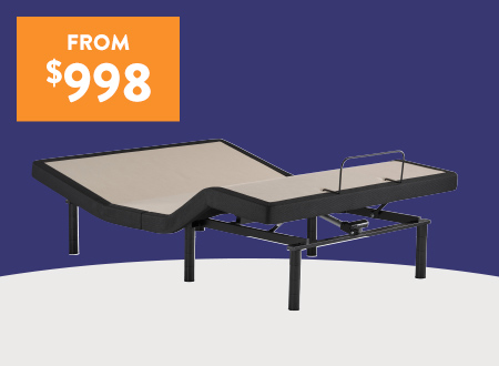 Adjustable Queen Base when purchased with Compatible Queen Mattress<sup>‡</sup>