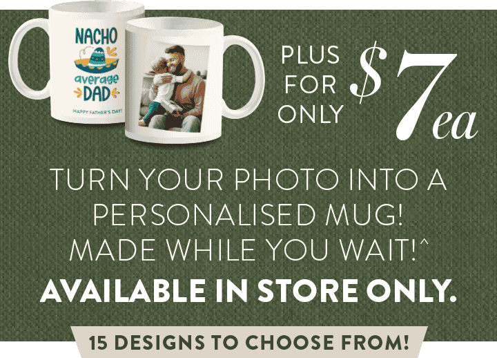 Turn your photo into a personalised mug